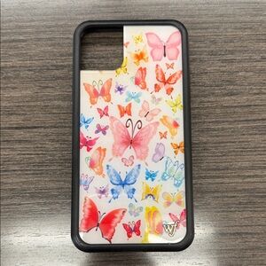 Wildflower Butterfly Design Phone Case - Multicolor
